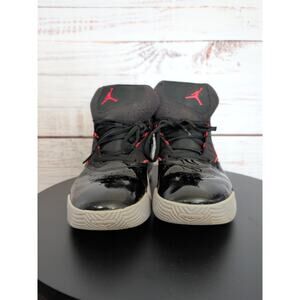 Size 9 - Air Jordan Stay Loyal Bred- Glossy Toe, Red Jumpman, Men’s Athletic